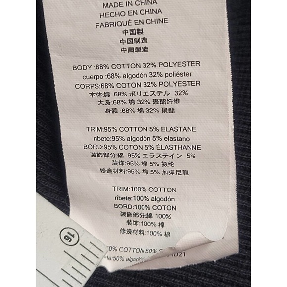 Michael Kors Sweater Men Large Black Full Zip Casual Classic Normcore Dadcore - Picture 11 of 11